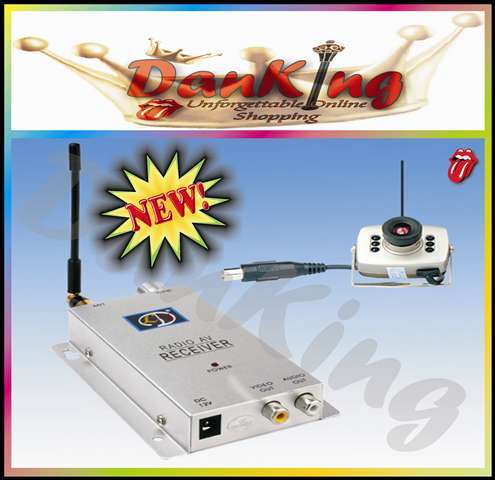 Colour / Audio Spy Wireless Camera with Receiver !!!