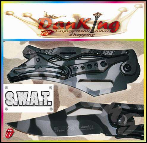 Tactical Pocket Folding Knife - Gray Camou !!!