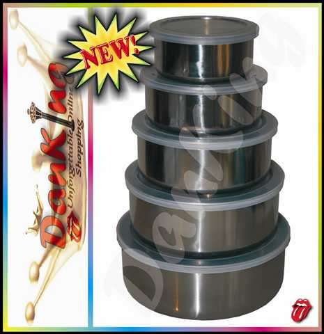 10 Piece Stainless Steel Storage Containers !!!