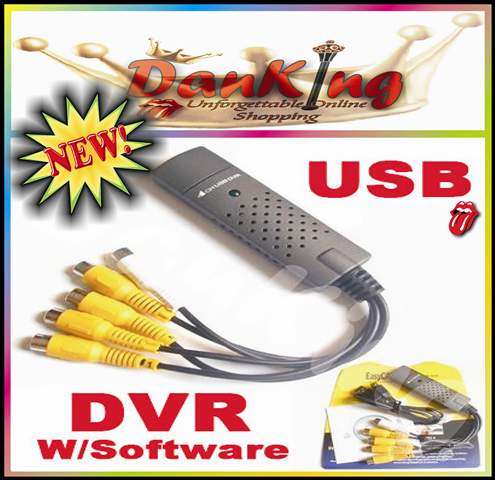 4 Channel USB DVR Surveillance System - CCTV !!!
