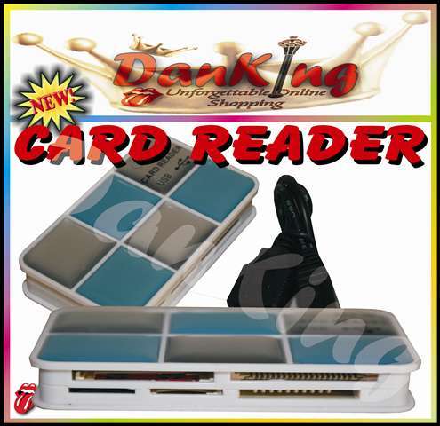 All in 1 USB Card Reader - DUO / XD / SD / SM / MMC1 / Micro / CF2 / MMC2