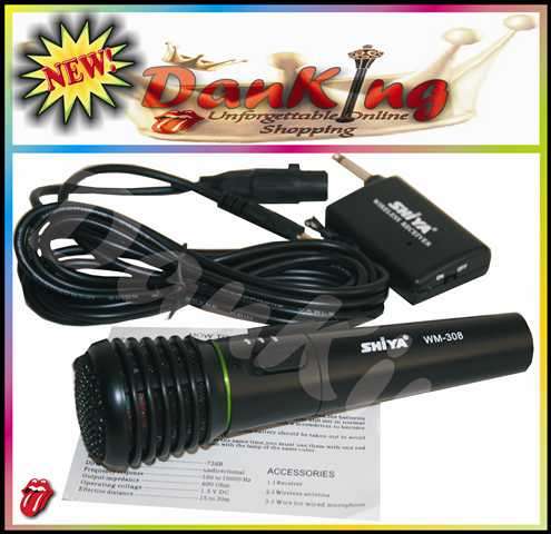 Professional Wire & Wireless Microphone - WM308!!!