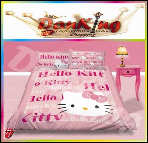 Hello Kitty Duvet Set - Single or Three Quarter Bed - Kids Bed Linen