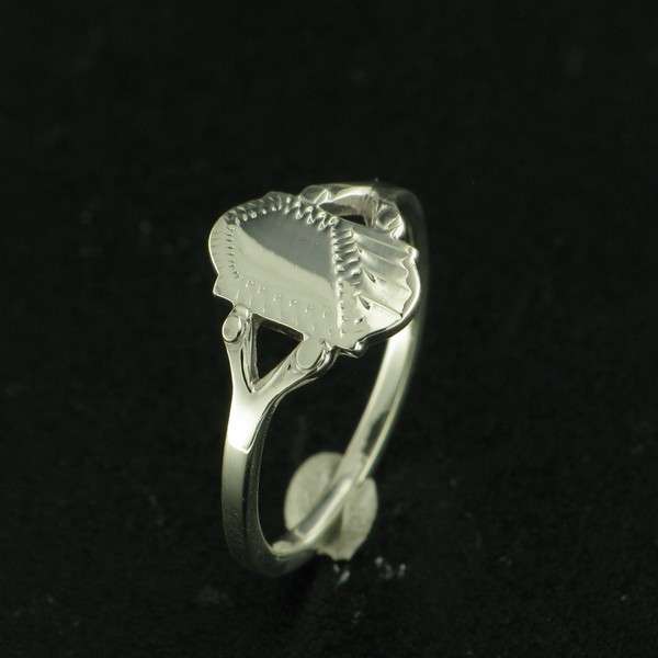 STERLING SILVER SHIELD SIGNET RING