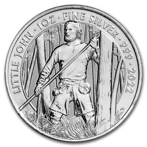 2021/2 1 Oz 3 no. Coin Set Legends & Myths - Little John, Maid Marian & Robin Hood