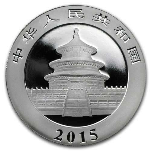 2015 1 Oz Chinese Panda in Capsule