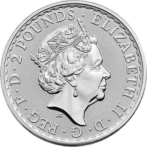 10 No. 2021 1 Oz Brittania Silver Bullion