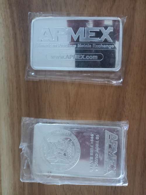 10 Oz Apmex Silver Bar