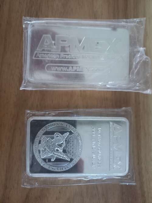 10 Oz Apmex Silver Bar