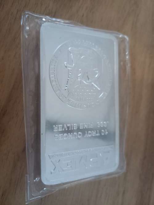 10 Oz Apmex Silver Bar