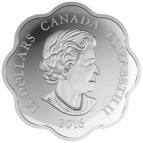 2016 $15 Lunar Lotus Year of the Monkey 1 Oz Silver
