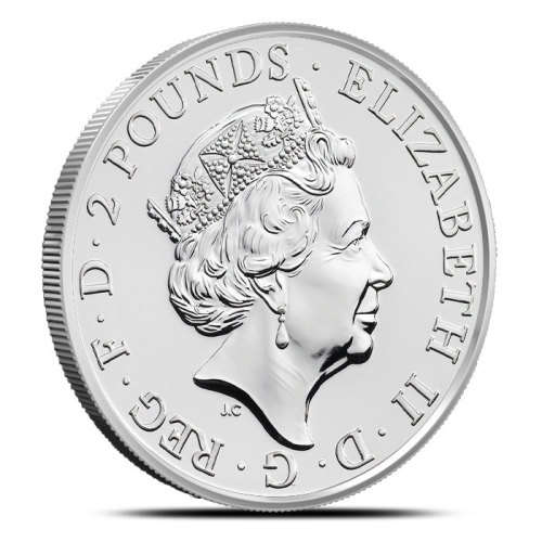 1 Oz 2016 British Lunar Year of the Monkey Silver Coin