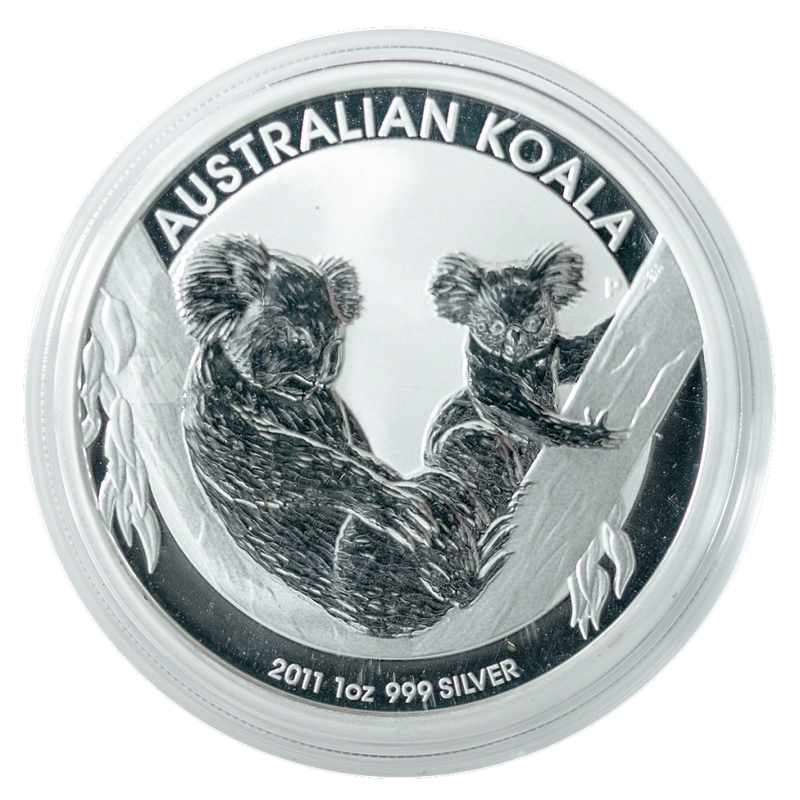 2011 1 Oz Australian Koala Silver Coin