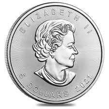 5 no. 1 oz Canadian Maples - Damaged Edges