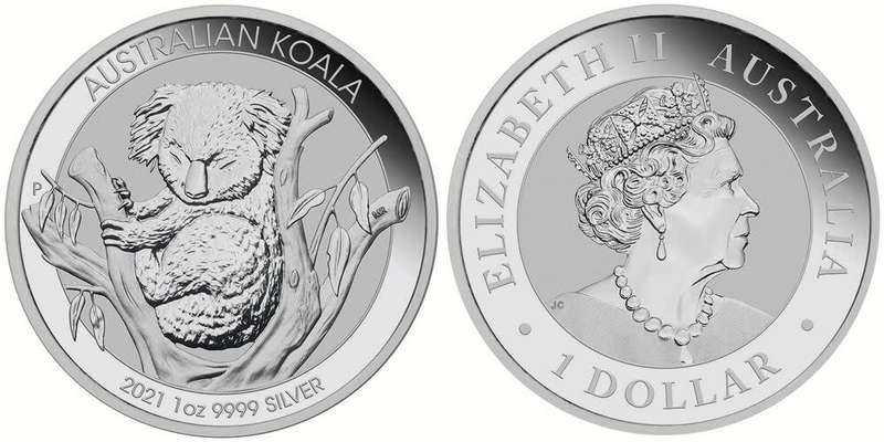 2021 1 Oz Australian Koala Silver
