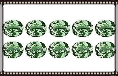 Wonderful Tanzanite Lot Rare Green Color Tanzanite 10 Pieces Oval cut 5mm x4 mm