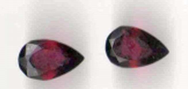Two A Grade Garnets 2 .39ct 7mmx5mm