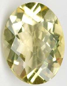 Lemon Quartz AA Grade 16.52 ct 20mmx15mm