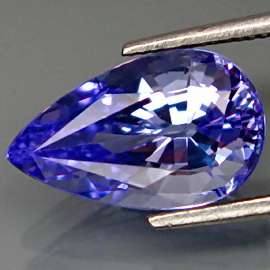 AA Grade Tanzanite 2.01cts  Pear Cut 8.6mm x 6mm x 5.5mm