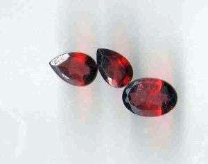 Lot A Grade Garnets Mixed 1.78 ct three pieces
