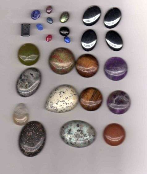 Large AA Grade Top Cabochon Lot 5mm-40mm 26 Pieces in Lot
