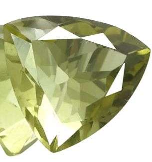 Lemon Quartz AA Grade 4.31 ct 12mm Trillion