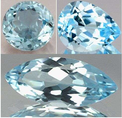 AA Grade Top Topaz Mix Lot 3.10 ct Three Peice