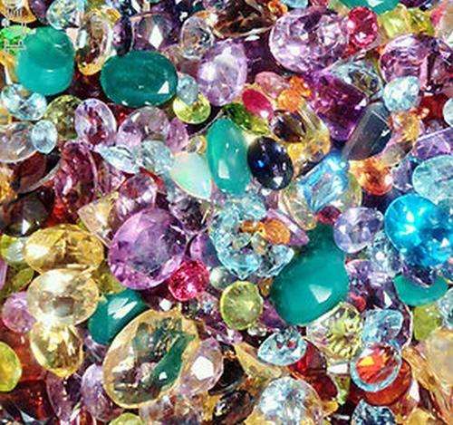 AA-A  Grade Top Gemstone Mix Lot 100ct 70-80 Pieces in Lot