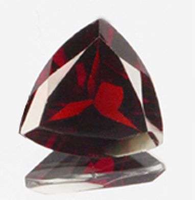 A Grade Garnet Trillion 2.35 ct 9mm