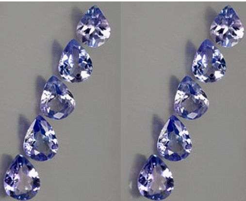 Tanzanite Lot Pear lot 5mmx3mm 4mmx2mm 1.20ct