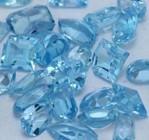 A Grade  Topaz Sky Blue Top Mixed Shapes and Sizes