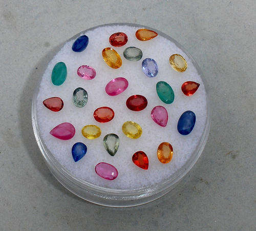 AA Grade Mixed Gemstone Lot 5.cts lot ruby,tanzanite,emerald sapphire,