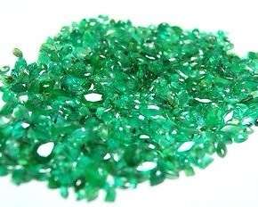 Green emerald  A grade lot 1 ct lot 1mm-3mm scooped from larger lot