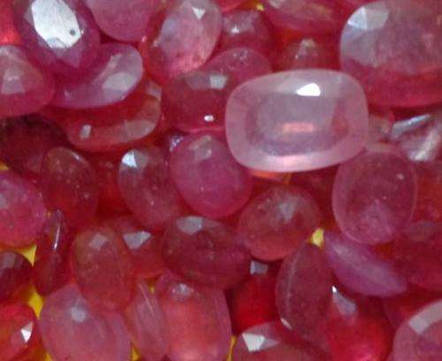 A Grade pink ruby mix 1mm-3mm 1ct ruby lot scooped from larger lot