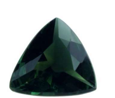 AA Grade Chrome tourmaline Trillion 0.80 cts 5mm