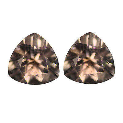 AA Grade Trillion Pair Cut Morganite 1.33 ct 5mmx5mm