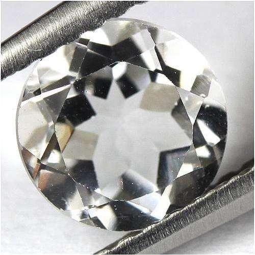 White Quartz A grade round 10mm 3.85 ct