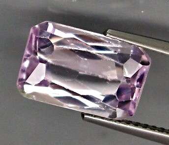 AA Grade  Kunzite 4.12 ct 11mmx5mm Emerald Cut