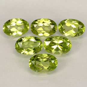 AAA Gradev Top Peridot Lot 2.86 ct  Total 6 Pieces