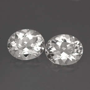 Certfied Top Topaz Pair 2.86 Ct  Round Cut  AAA Grade