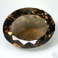 Certified Top AA Grade 4.40ct Oval Smokey Quartz