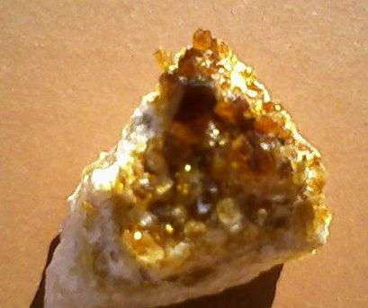 37 g Citrine and Quartz Mineral Specimen