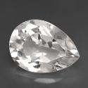 Ceritfied White Quartz 1ct ct Pear Cut AA Grade 6mmx4mm