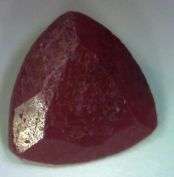 Commercial Grade Indian Ruby Trillion 1.06 ct 5mm