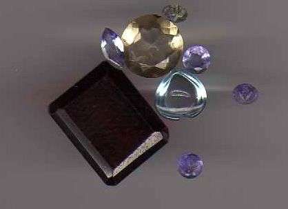 Gemstone Lot AA Grade, Mix Garnet ,Lemon Quartz ,Topaz Tanzanite (4.42 ct)