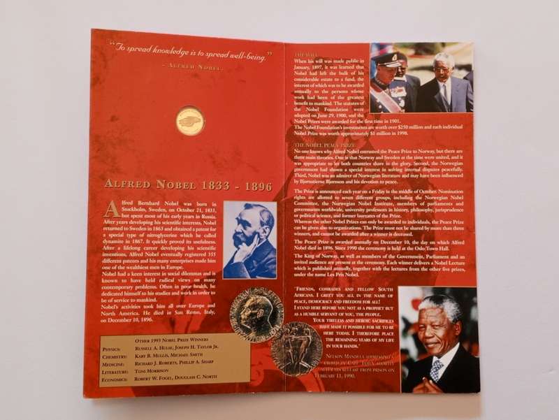 Gold Coin (Nelson Mandela Commemorative) - 1/10oz / 999.99 proof