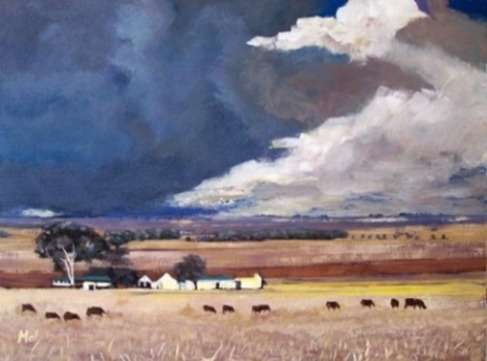 Appeal for Help by Artist - Storm Over Boons - 60 x 45cm unframed