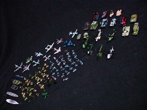 Genuine Micro Machines (Soldiers, vehicles, planes, heli and 2 playsets)