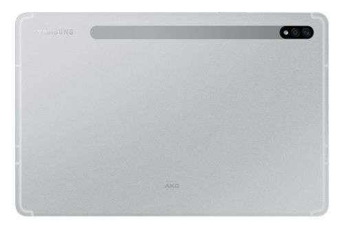 Samsung Galaxy Tab S7+ 12.4` (T970) WiFi Tablet - Mystic Silver with Case and Keyboard
