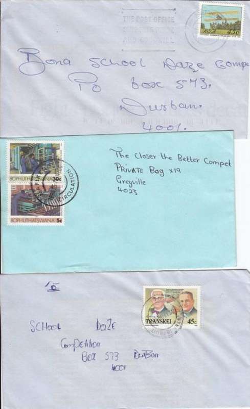 3X FDC's - As per photo